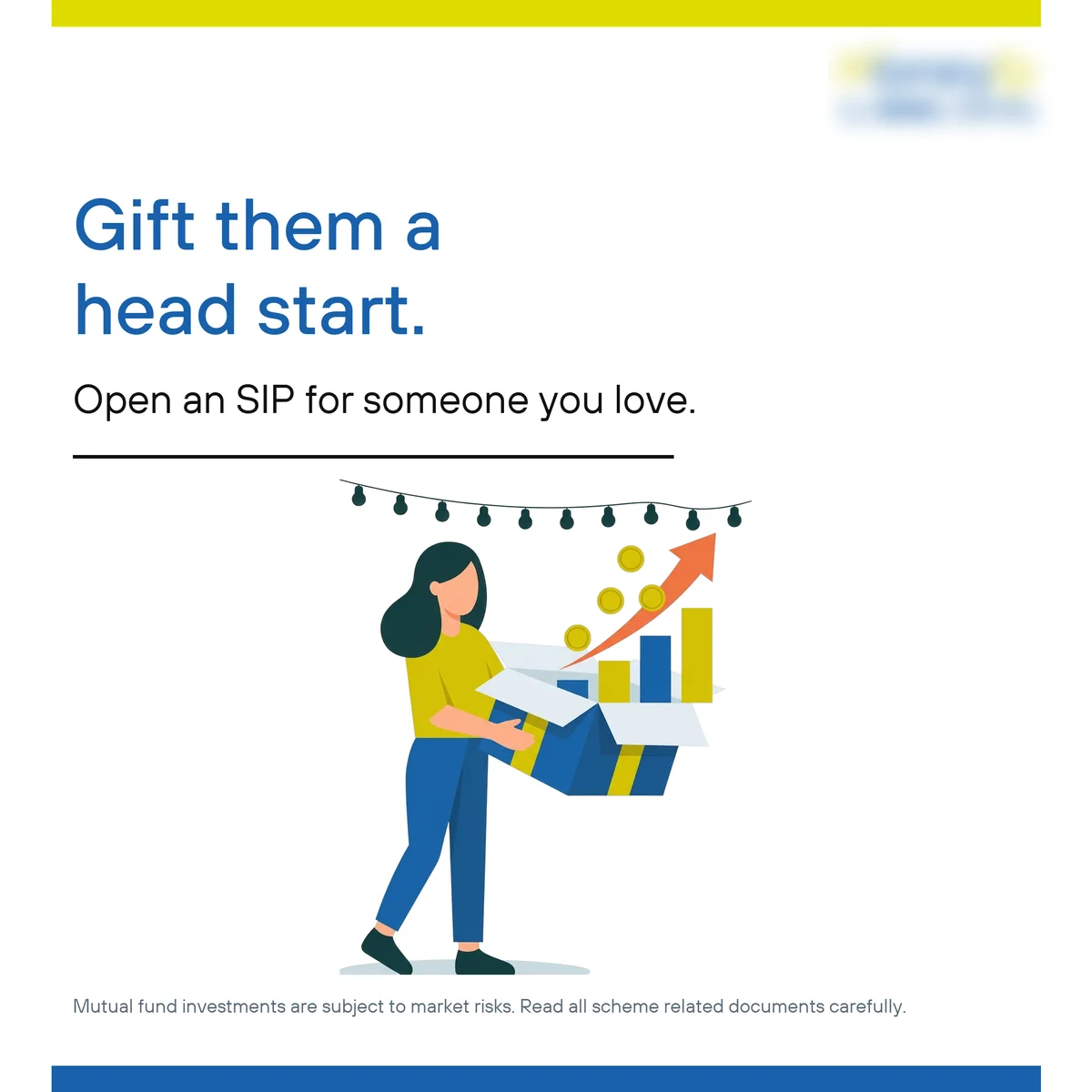 Illustrative Diwali creative in English: Gift them a head start.